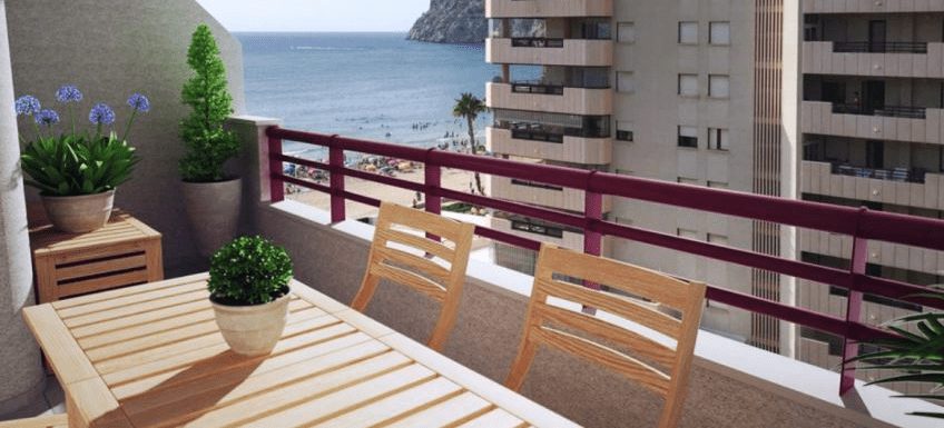 Квартира с видом на море на продажу в Испании (Коста Бланка — Calpe)