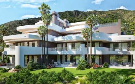 Новые апартаменты с видом на море на продажу в Испании (Коста-дель-Соль — Ojen, Marbella)