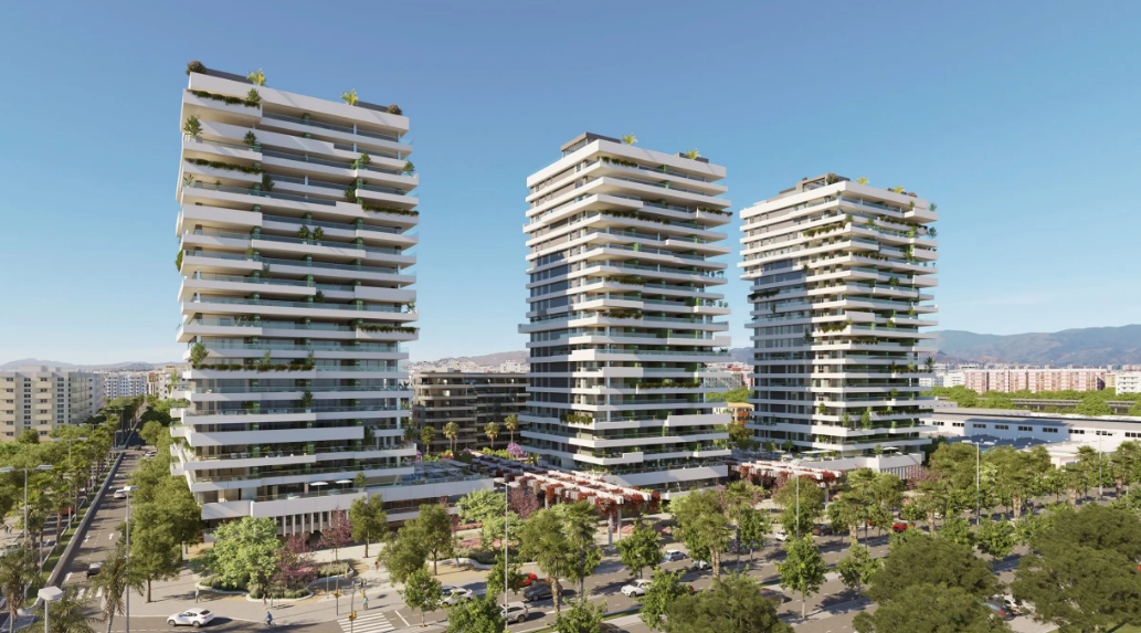 Вид на жилой комплекс