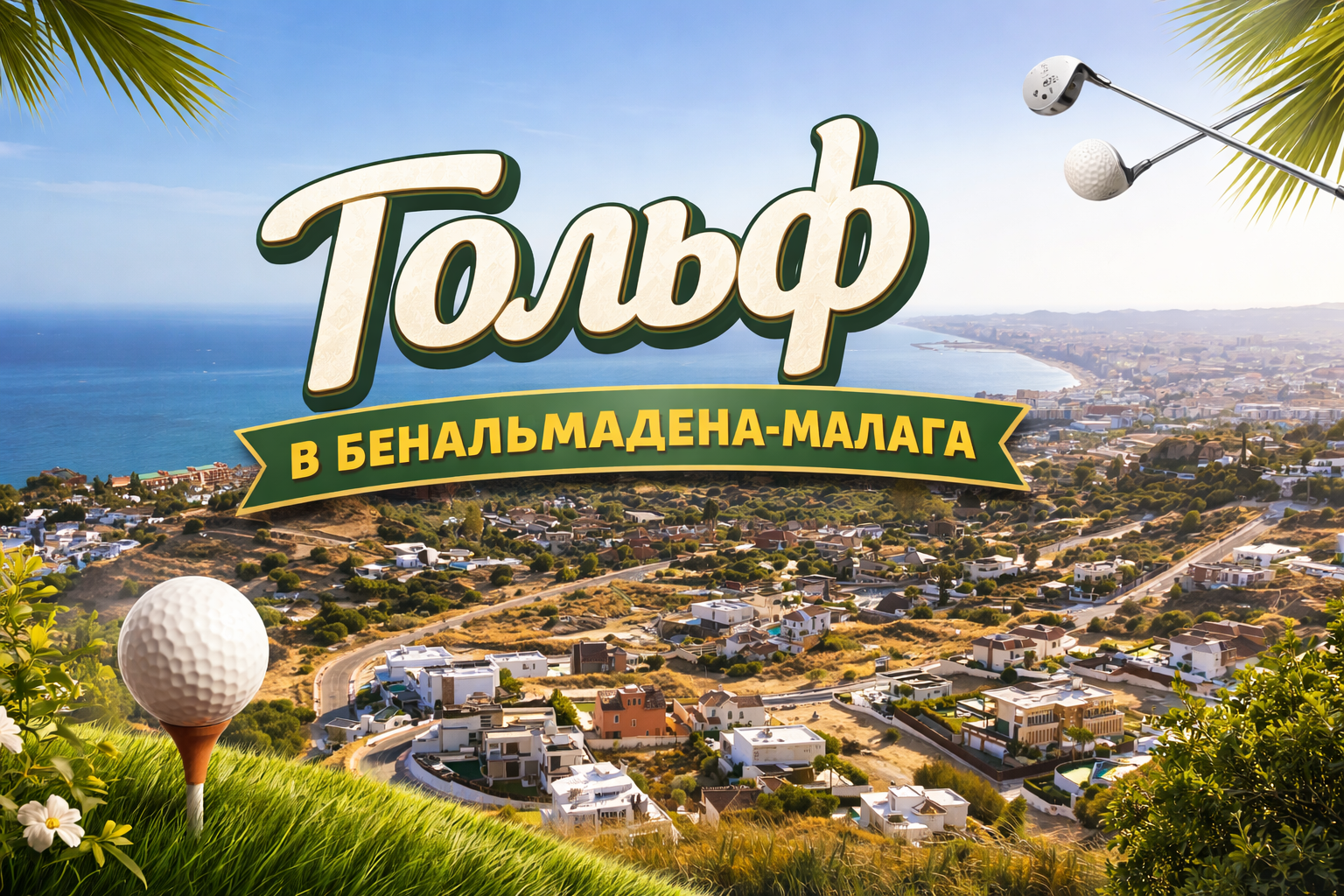 Поля для гольфа в Бенальмадене и Малаге