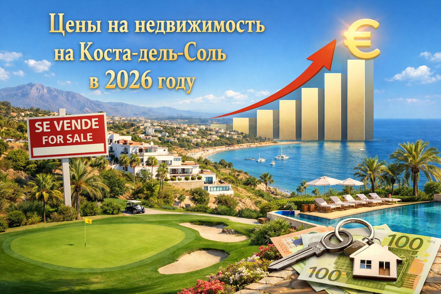 Цены на недвижимость на Коста-дель-Соль в Испании в 2026 году