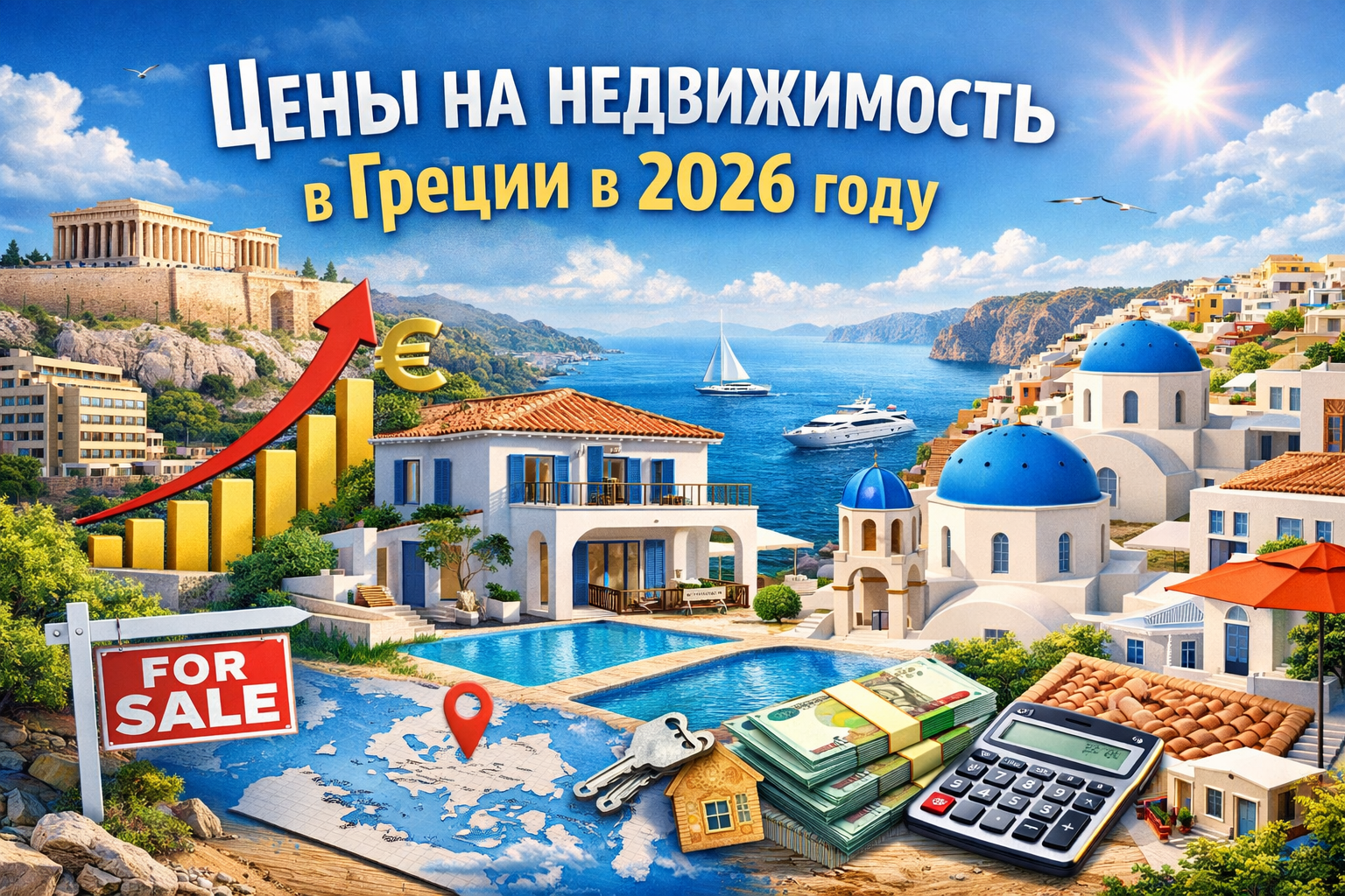 Цены на недвижимость в Греции