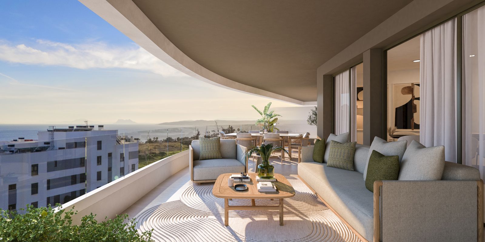 Купити пентхаус в Естепоні з панорамним видом на море